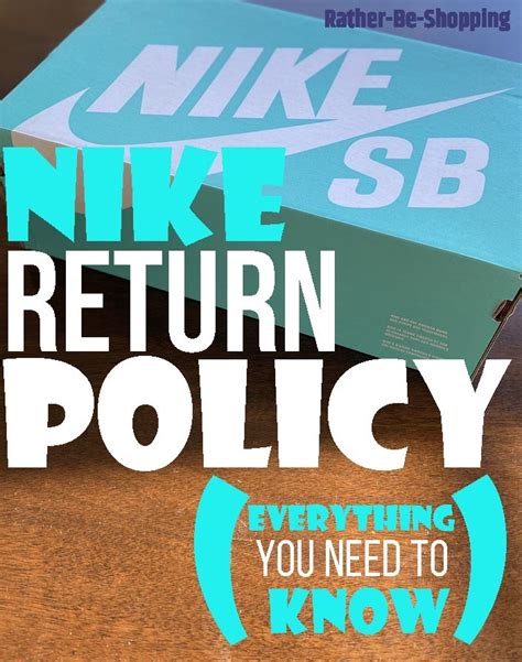 nike shoe return policy online